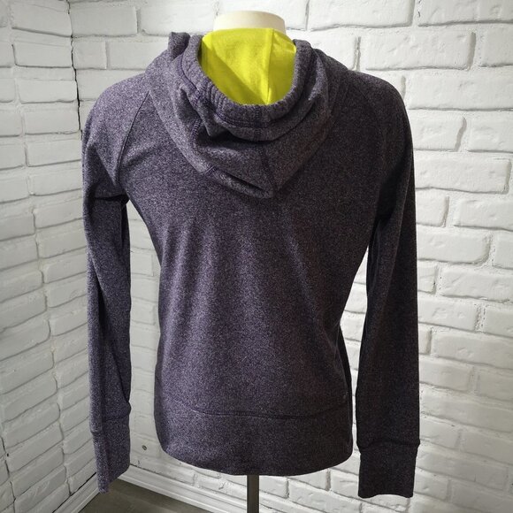 Adidas Climawarm Ladies Fleece Lined Size Medium Purple Hoodie - Picture 2 of 14